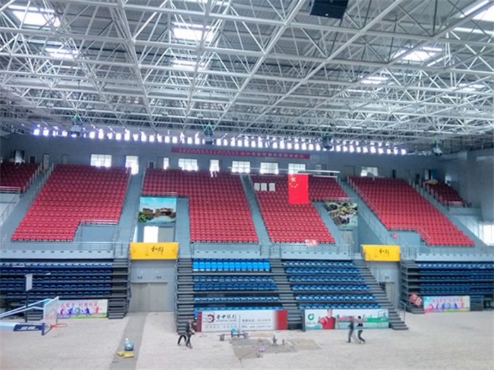 盖州电厂体育馆网架加工